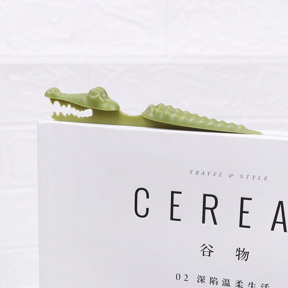 3D Book Markers Page Holder Simple Style Carrot Crocodile Hippopotamus Animal Bookmarks Kids Cute Cartoon Stationery