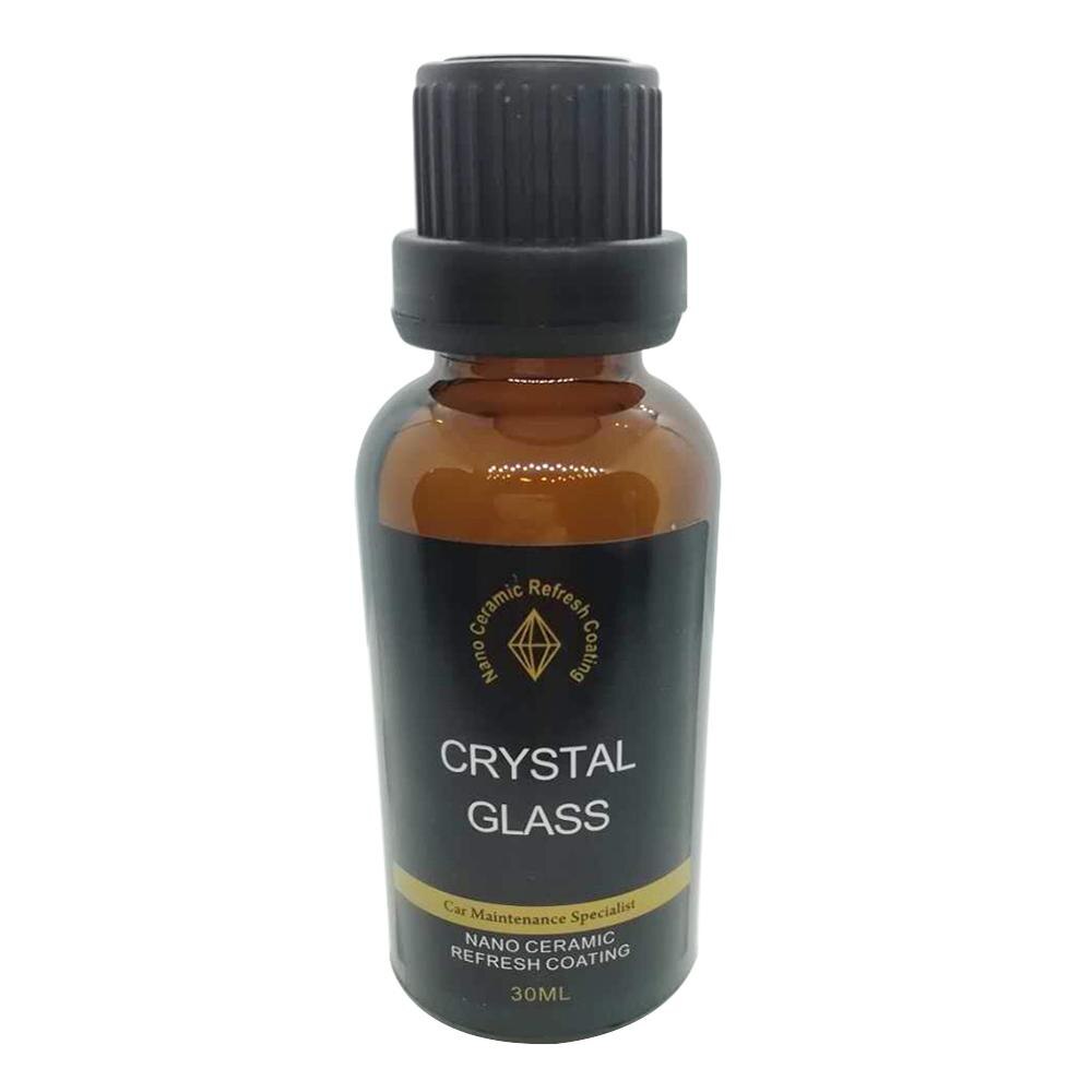 30ml autoglas nano-coating hydrofobe kristalcoating vloeibaar glas auto raamcoating anti-regen & water keramische glascoating