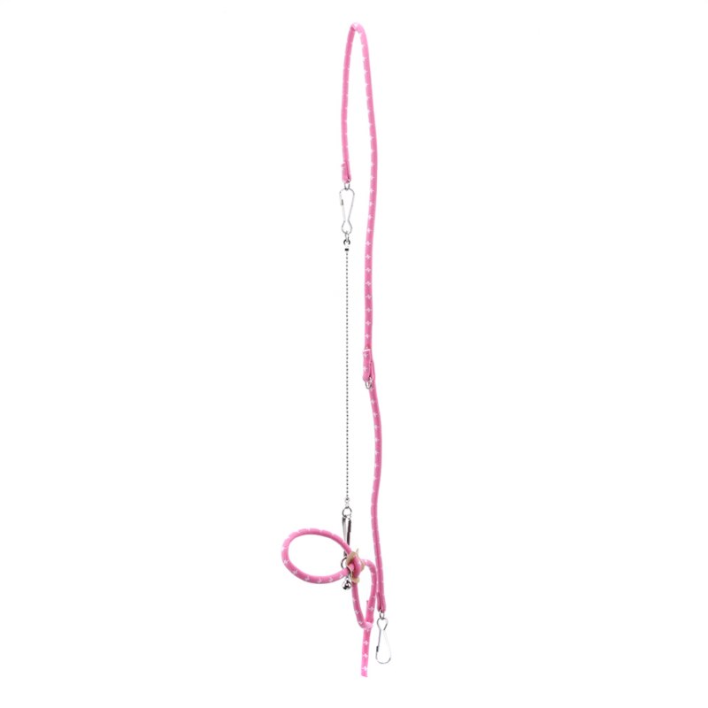 Cute Adjustable Pet Rat Mouse Hamster Harness Rope Hamster Leashes Lead Collar For Rat Mouse Outdoor Supplies: pink