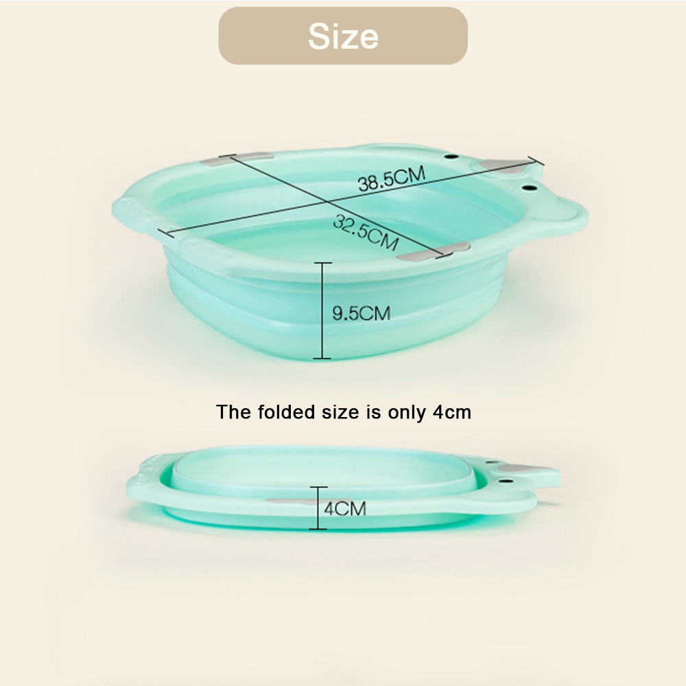 Baignoire enfant pliable lavabo plastique bébé soin baignoires baignoire pliante baignoire inclinable bébé agrandie