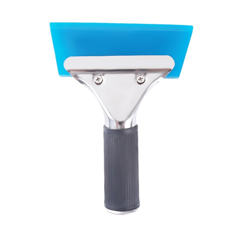 Bil fönsterputs 17*12.2cm vindrute rengöring vatten skrapa bil film verktyg t typ torkarblad glas vatten skrapa