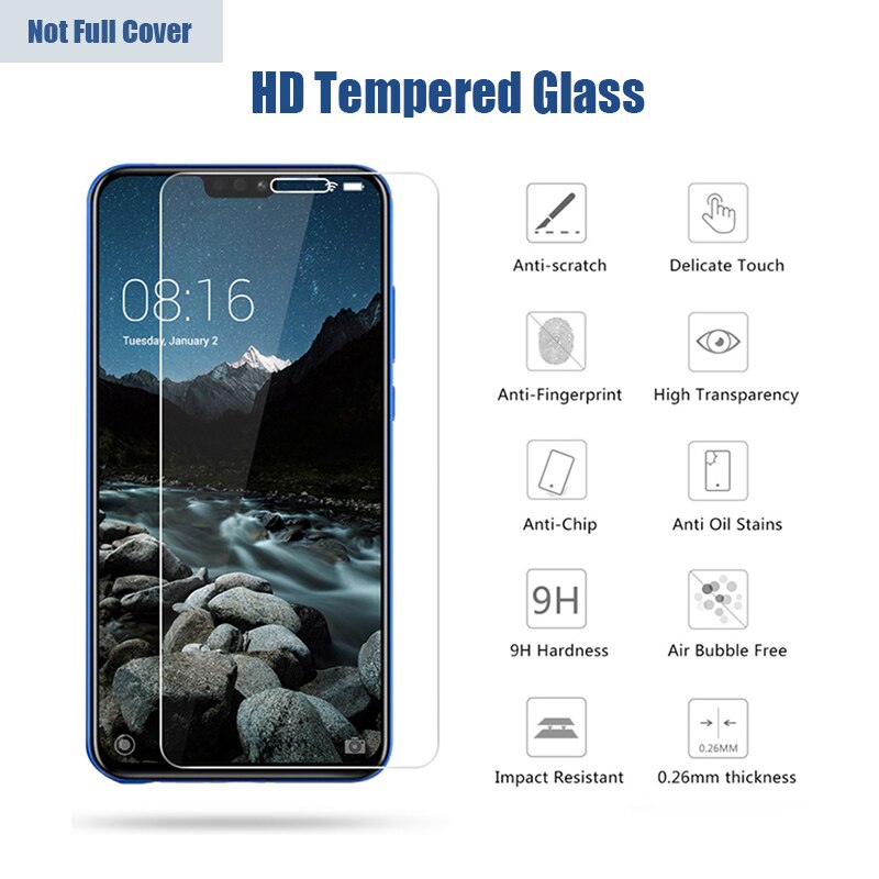 Mobiele Telefoon Screen Protector Voor Huawei Honor 8A 7A Ru Glas Hd 9H Film Cover Hard Mobiele Telefoon Glas voor Honor 9A Spelen 6A 5A 4A