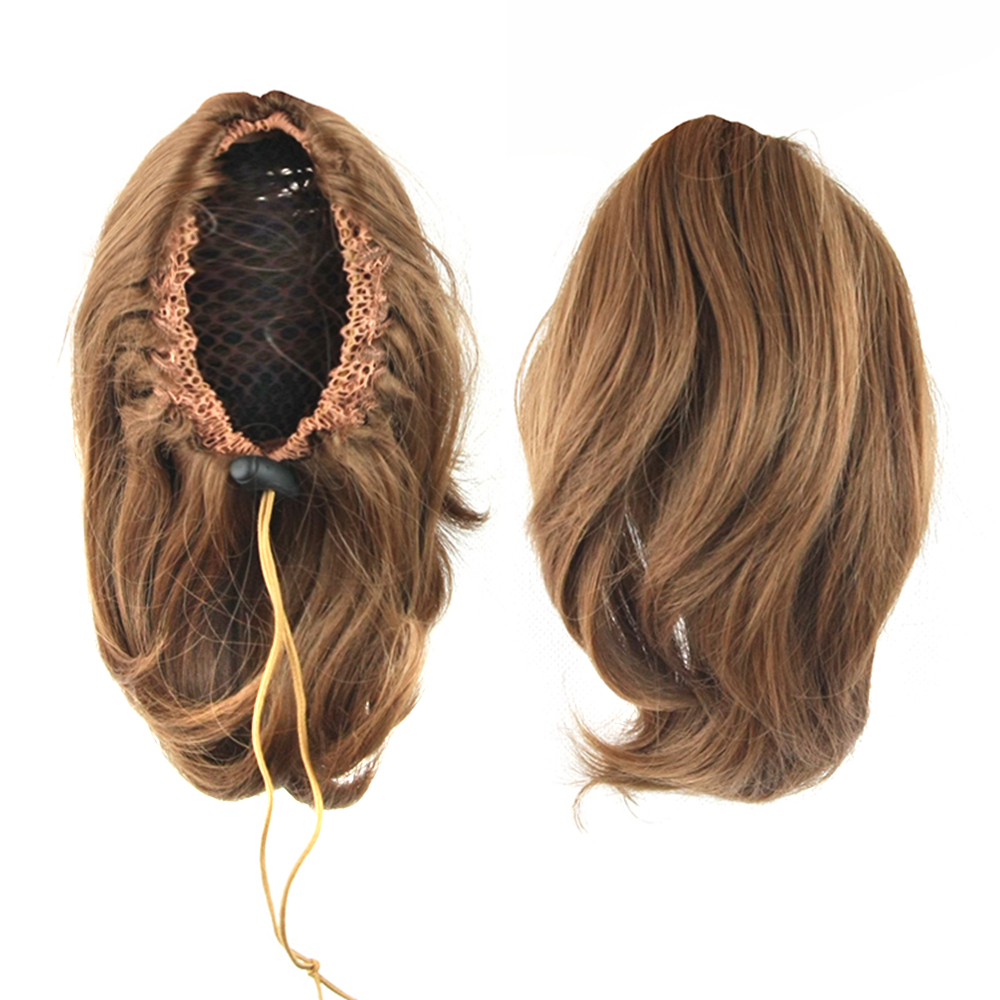 Soowee Brown Black Synthetic Hair Ponytail Clip In Hair Extension Hairpieces for Hair My Little Pony Fairy Tail Horse Chignon