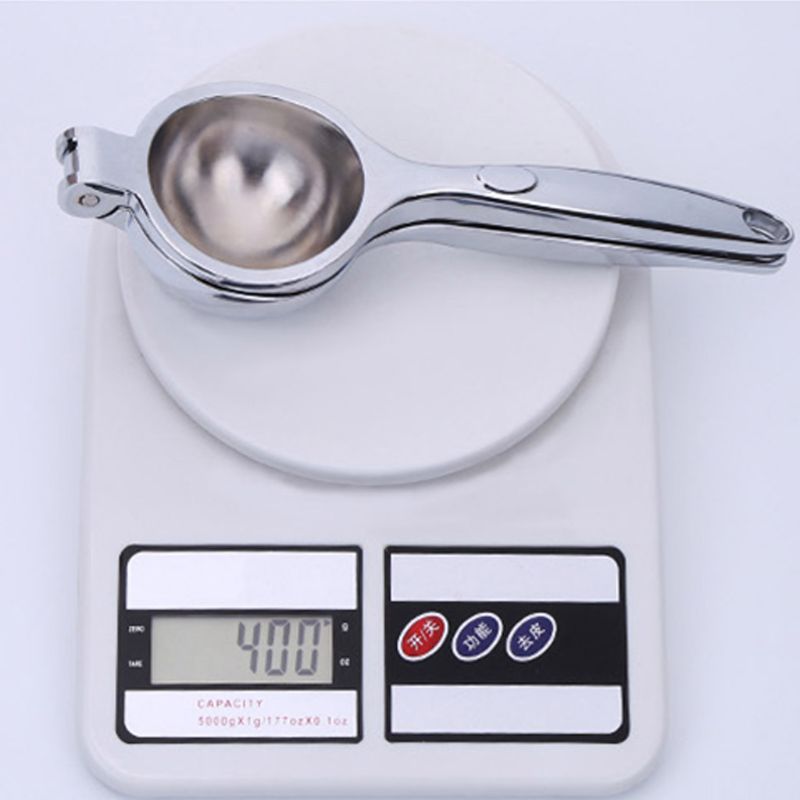 Large Lemon Squeezer Stainless Steel with Premium Heavy Duty Solid Metal Bowl Citrus Press Juicer Lime