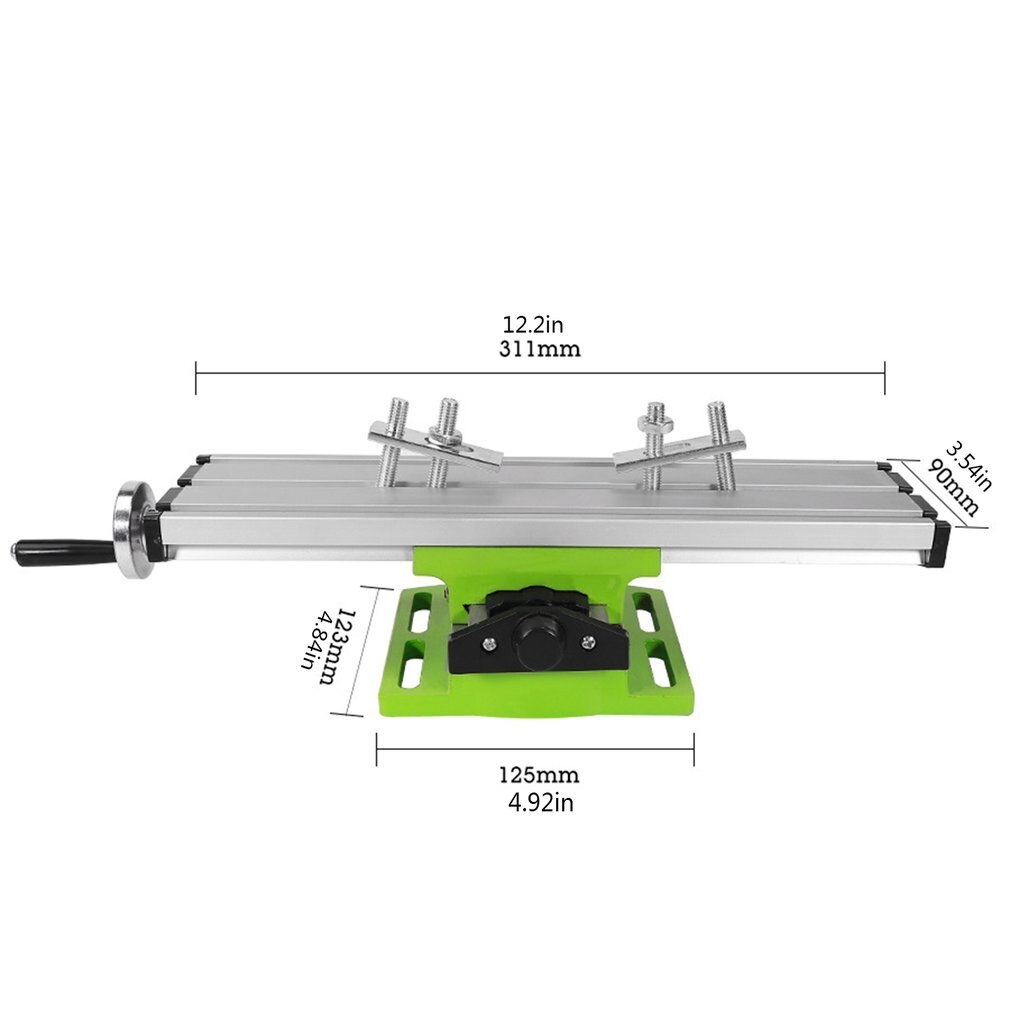 Multi-function Milling Machine Bench Drill Vise Fixture Worktable Vise X Worktable Y Axis Adjust Coordination Table Machine Tool