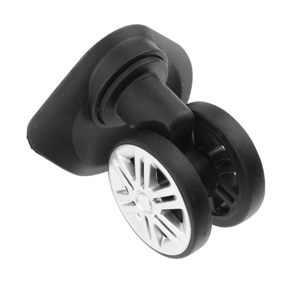 1 Pair A19 Luggage Casters Replacement Suitcase Dual Roller Mute Wheels