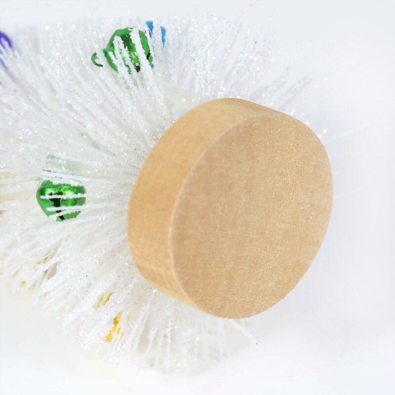 15-30cm White Christmas Tree Glitter Plastic Artificial Pine Tree For Xmas Home Decoration Table DIY Miniatures Landscape Crafts