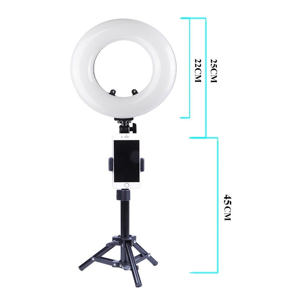 45cm 1.1m 1.6m 2m photographie trépied support de lumière pour Studio Photo Relfector Softbox Lame arrière-plan éclairage vidéo Kits de Studio