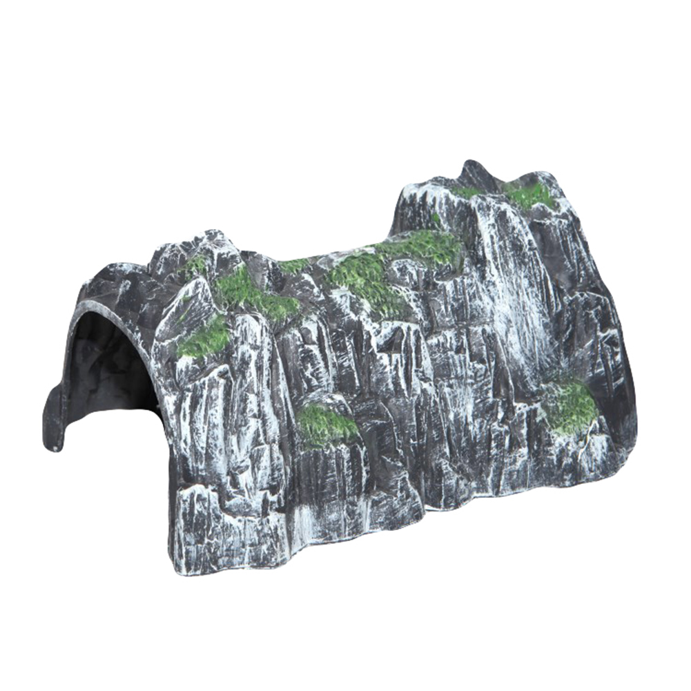 Simulation rockery tog hule tunnel model diy miniature jernbane scene tilbehør simuleret hule scene model legetøj til børn