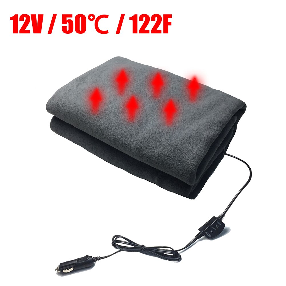 145x 100cm Auto Heizung Decke Energie Warmweiß 12V Auto Herbst Winter Elektrische Decke Mit 3 Ebenen Position Kontrolle Decke