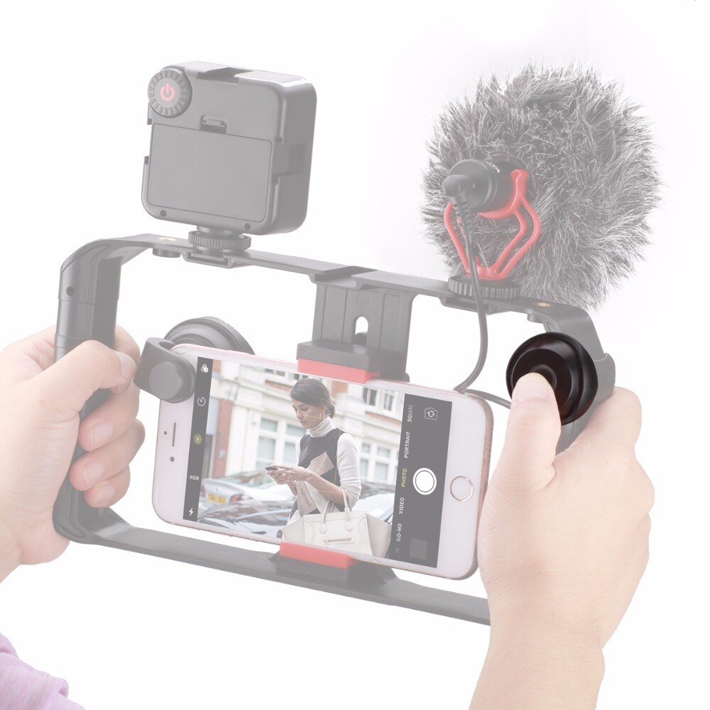 Ulanzi Bluetooth Afstandsbediening voor U-Rig Pro Clip-on Draadloze Ontspanknop voor iPhone X 8 Android smartphone Video Schieten