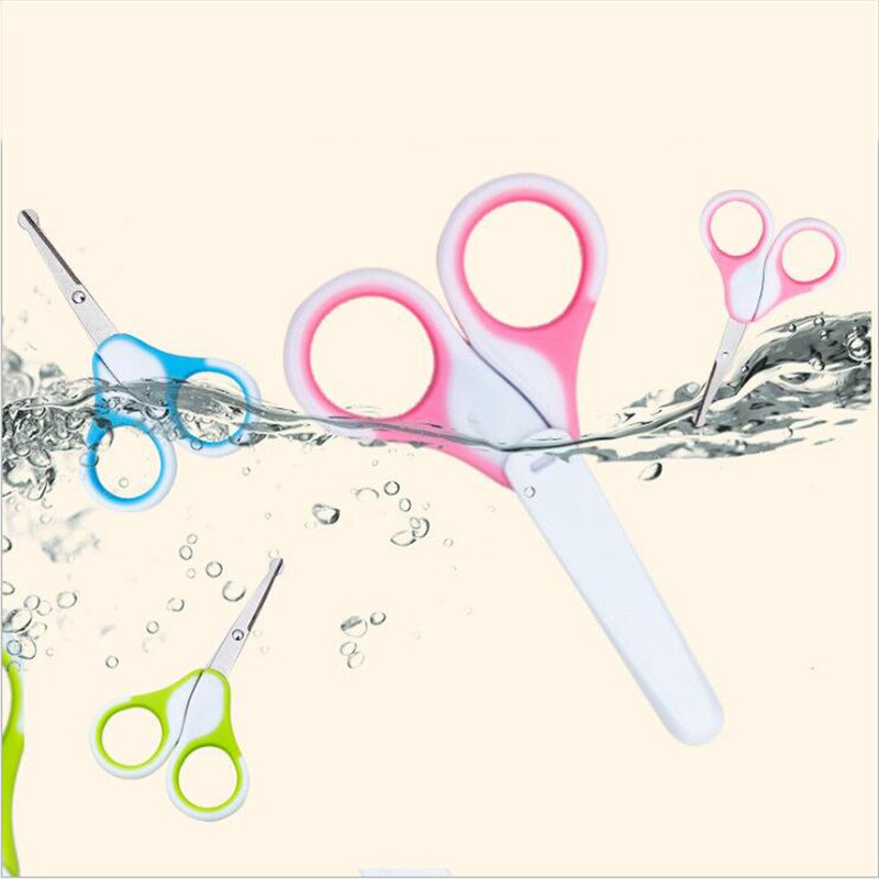 Solid Baby Nail Scissors Cover Newborn Safety Clipper Colourful Single Package Best For Baby