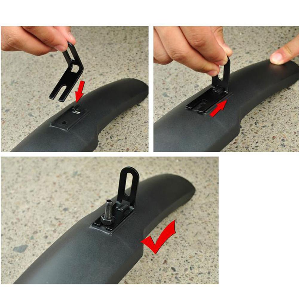 Guardabarros delantero y trasero para bicicleta de montaña, accesorio de bloqueo de guardabarros para bicicleta, extendido, 2 uds.