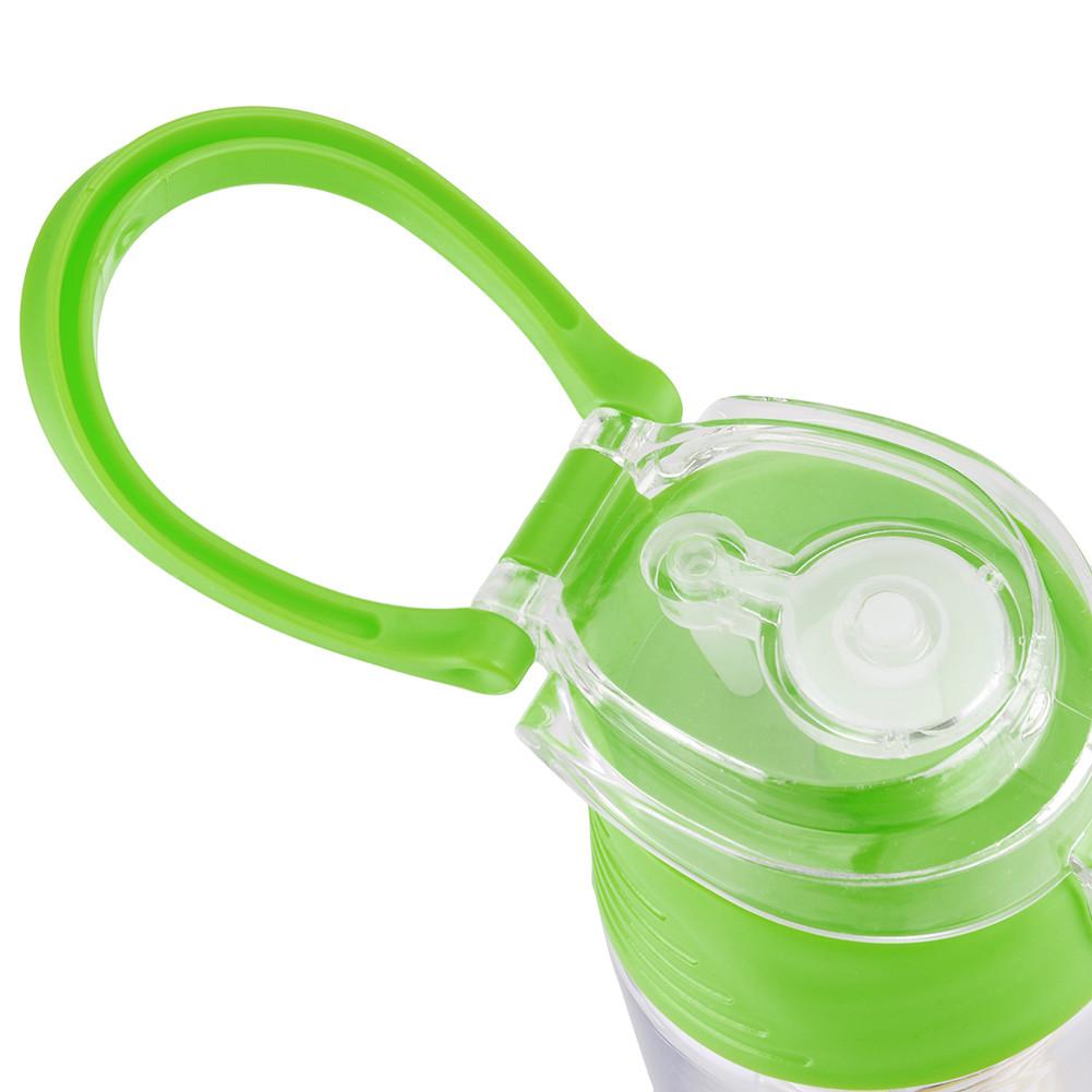 Obst Wasser Filter Flasche 800ML Sport Wasser Flasche Mit Abnehmbare Obst Sieb kippen-oben Deckel Für Fitness draussen Lager Radfahren
