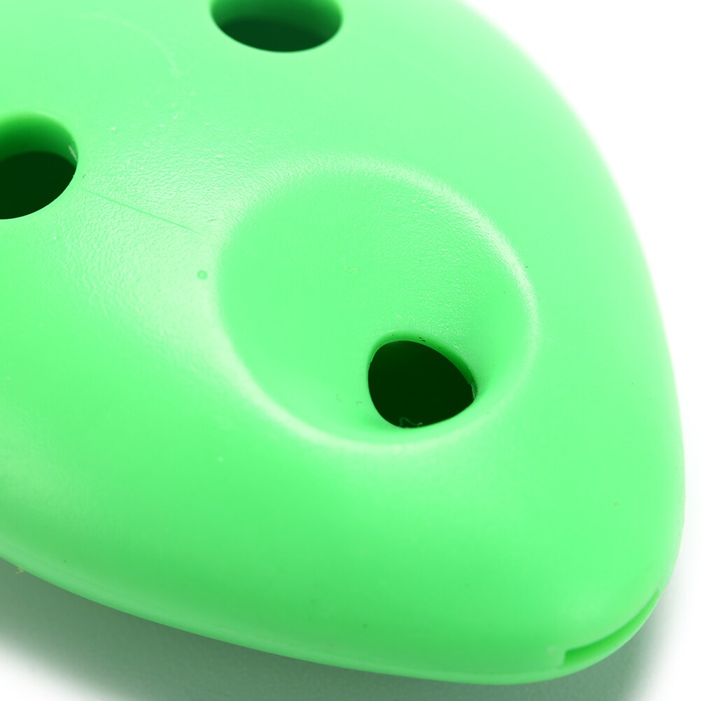 6 Holes Plastic Treble C Ocarina For Beginner 6 Hole Ocarina Black Blue Green Red Orange