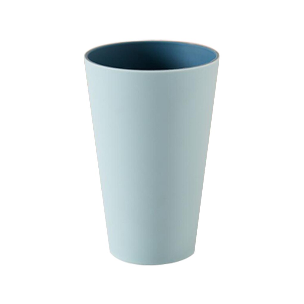 Toothbrush Cup Simple Nordic Travel Portable Wash Cup Bathroom Plastic Toothbrush Tumbler Good Morning Toothbrush Storage Box: light blue