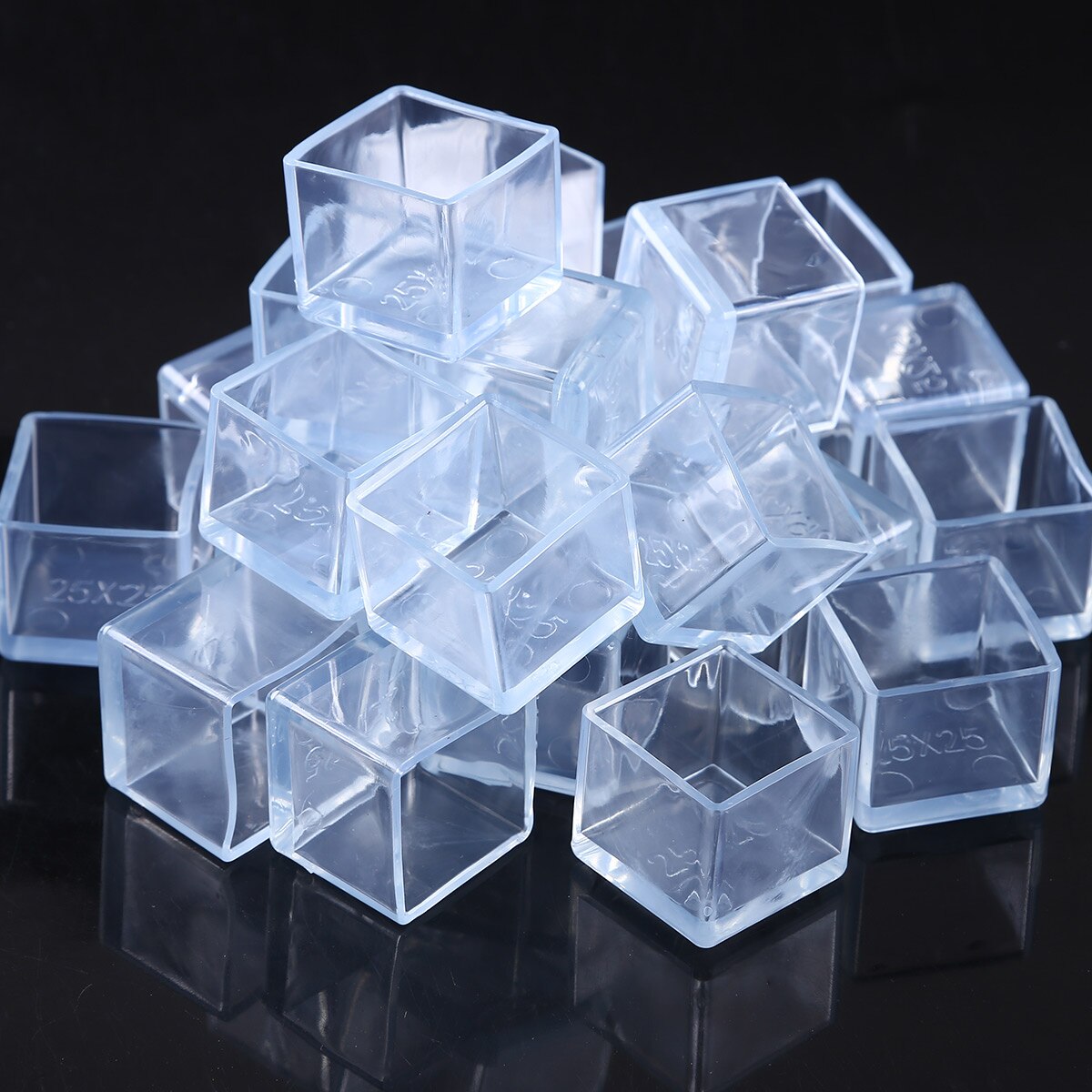 Capuchons de protection de sol en caoutchouc, 24 pièces, pour pieds de Table ou de chaise