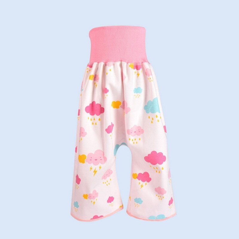 washable prevent bed wetting pure cotton high waist diaper pants prevent leakage of urine learning traning pants: 5
