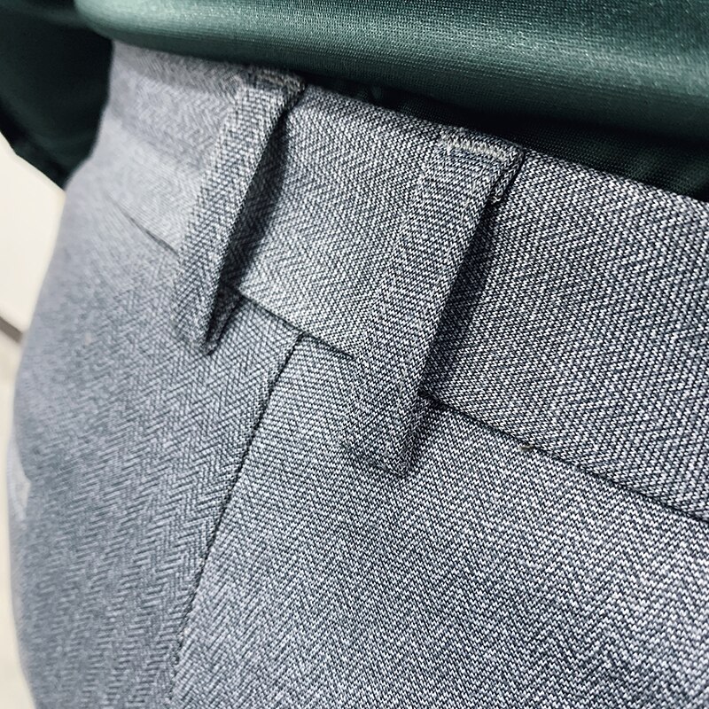 Costume Pantalon habillé pour hommes, coupe cintrée, Social Business, Pantalon formel pour mariage, de ,