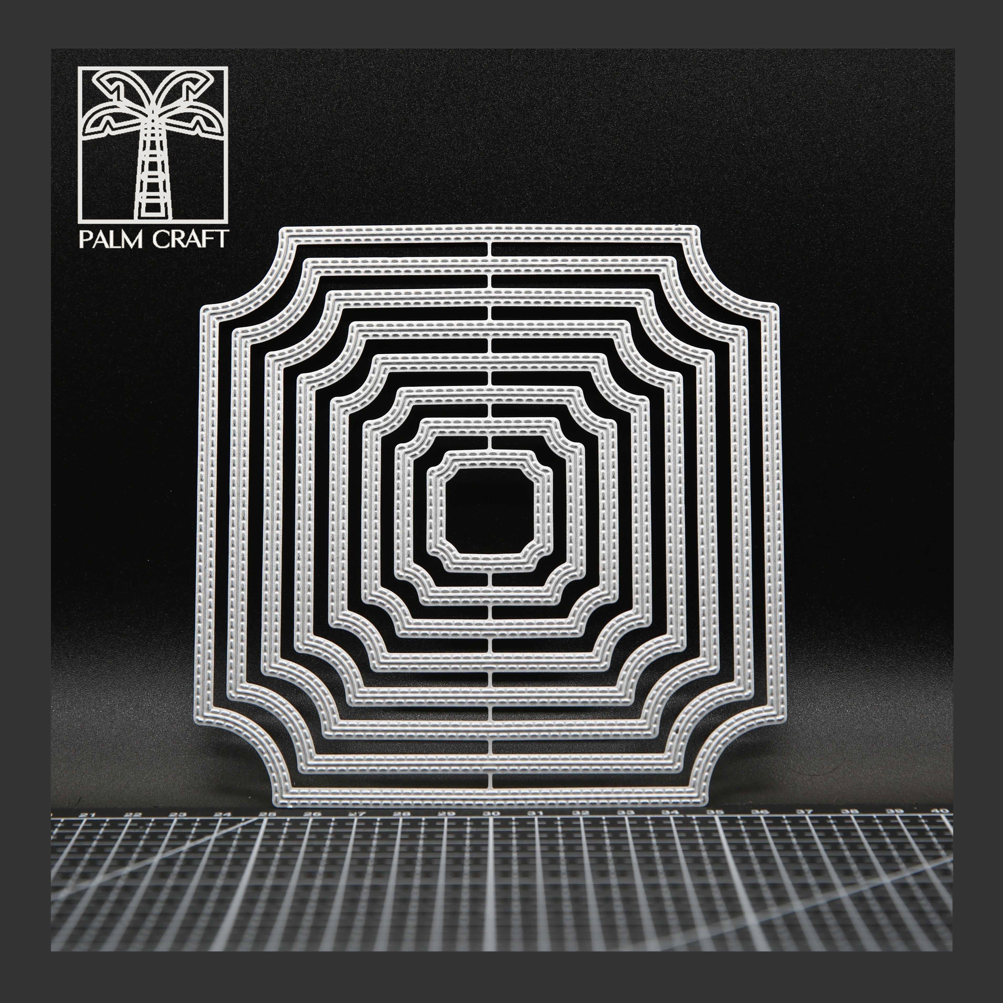 Vierkante Grens Frame Metalen Stansen Sterft Set Diy Decoratieve Plakboek Papieren Kaart Gestanst Maken Ambachten Embossing Stencil