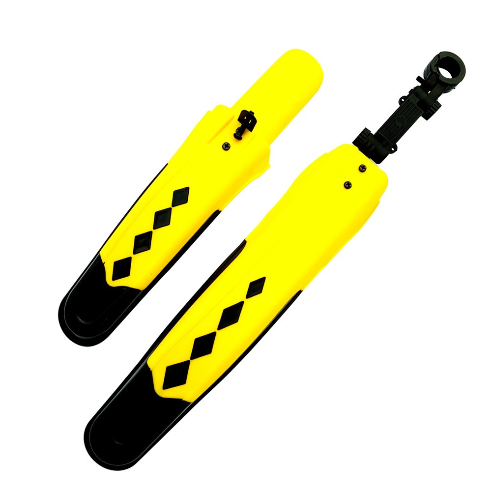 2 stück Von Fahrrad Kotflügel Mountainbike Fender Set Fender Bike Fender Flügel Bike Vorderen Und Hinteren Kotflügel: YELLOW