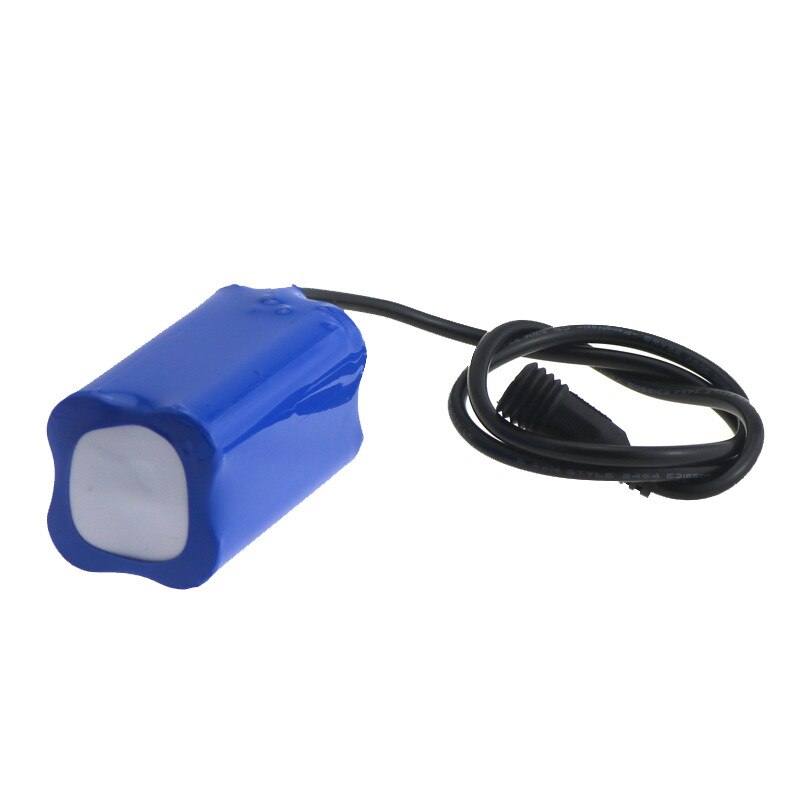 4.2 v 6400 mah 4x18650 oplaadbare batterij 18650 fietslicht batterij power met srew draad voor cree led fiets koplamp