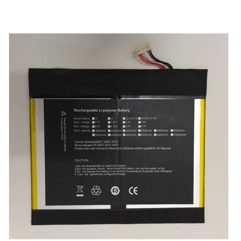 Batterij Voor Teclast X6 Pro H28150170P Tablet Pc Li-Po Oplaadbare Accumulator Vervanging 7.6V 5000Mah