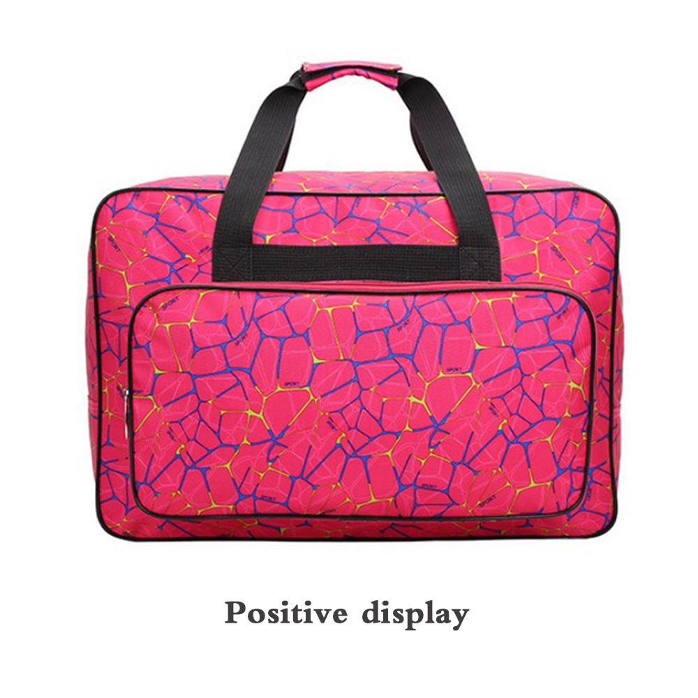 Bolsa para máquina de coser de gran capacidad Unisex, bolso de almacenamiento portátil de viaje, contenedor multifuncional, herramientas de tejer a mano, bolsas de ganchillo