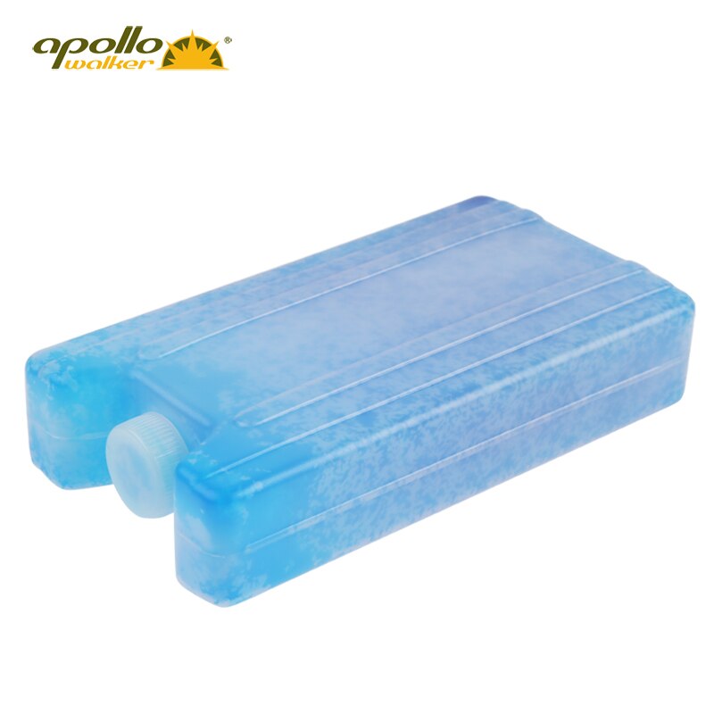 Caja rellena de agua fría de HDPE, tipo plano, para fiambreras y bolsas refrigeradoras, gran capacidad, 400ml, caja de resina de polímero absorbente