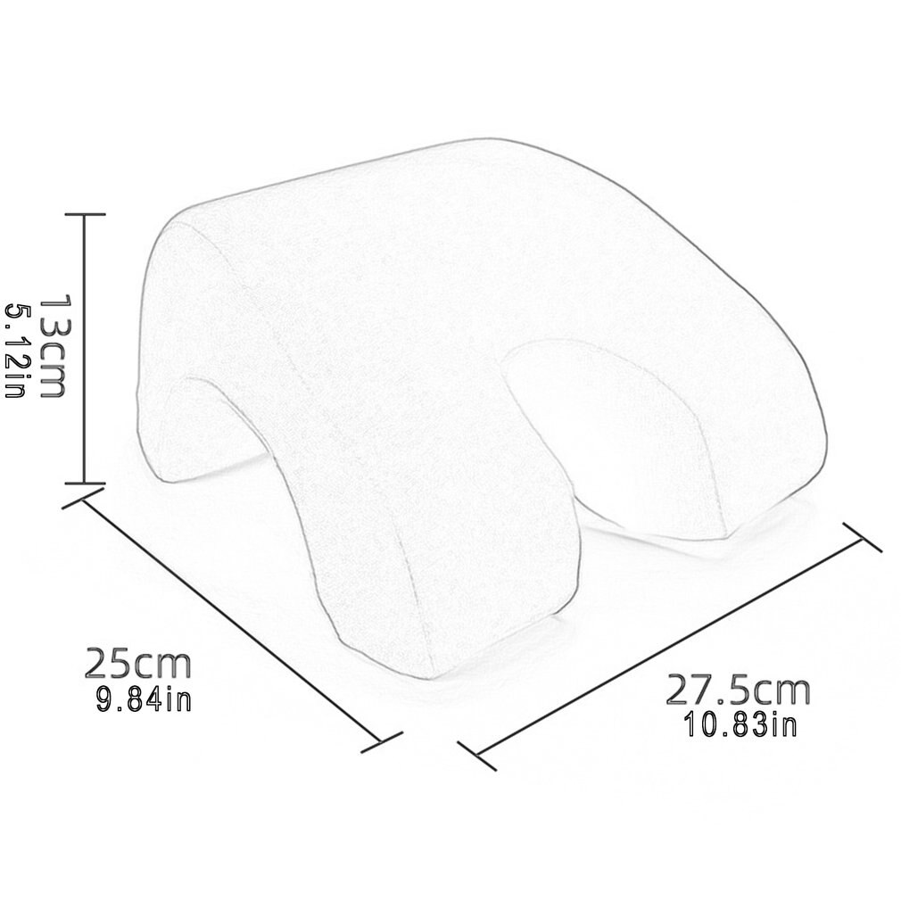 Memory Foam Lying Down Pillow Lunch Break Pillow Office Leisure Nap Pillow Portable Lying Down Pillow