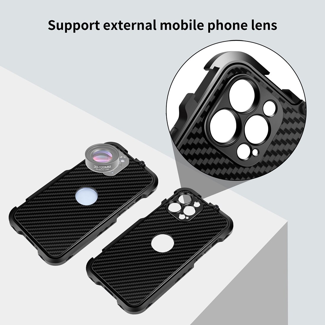 BGNing gabbia per fotocamera in lega di alluminio per Sony A7m4 custodia protettiva per Sony A7M4 Cover Shell nera