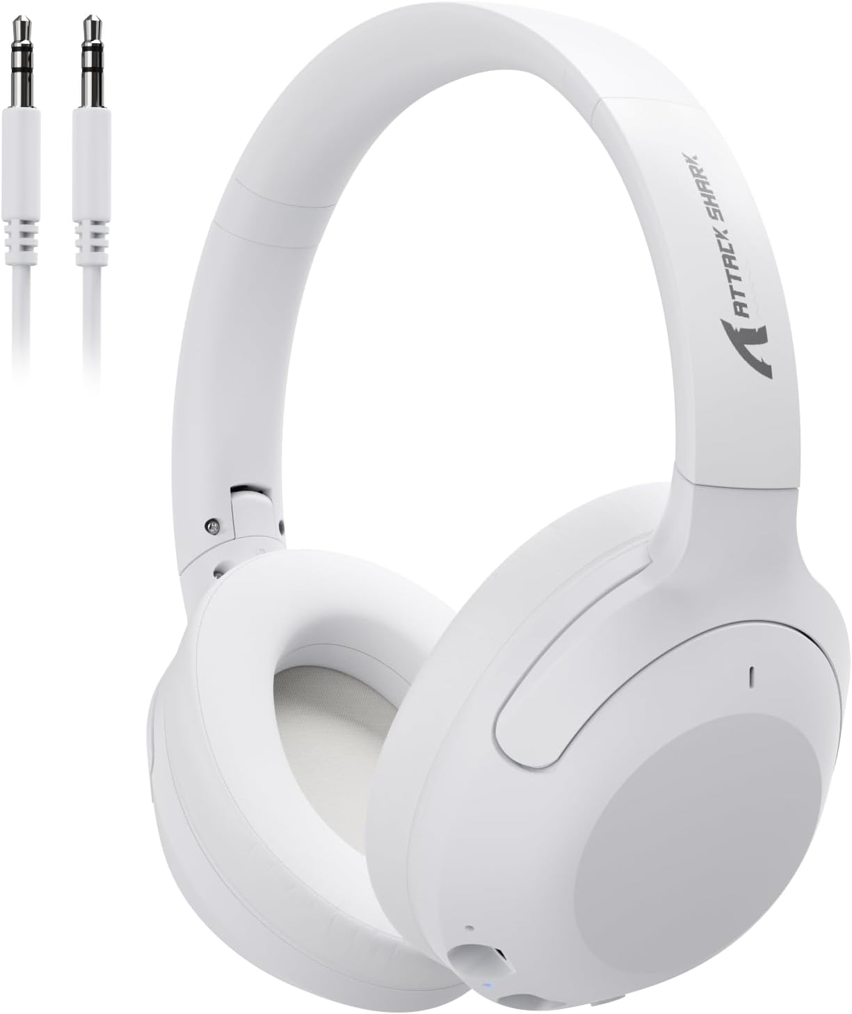 MAMBASNAKE x ATTACK SHARK G300 Dual-Mode Lightweight Gaming Headset: WHITE