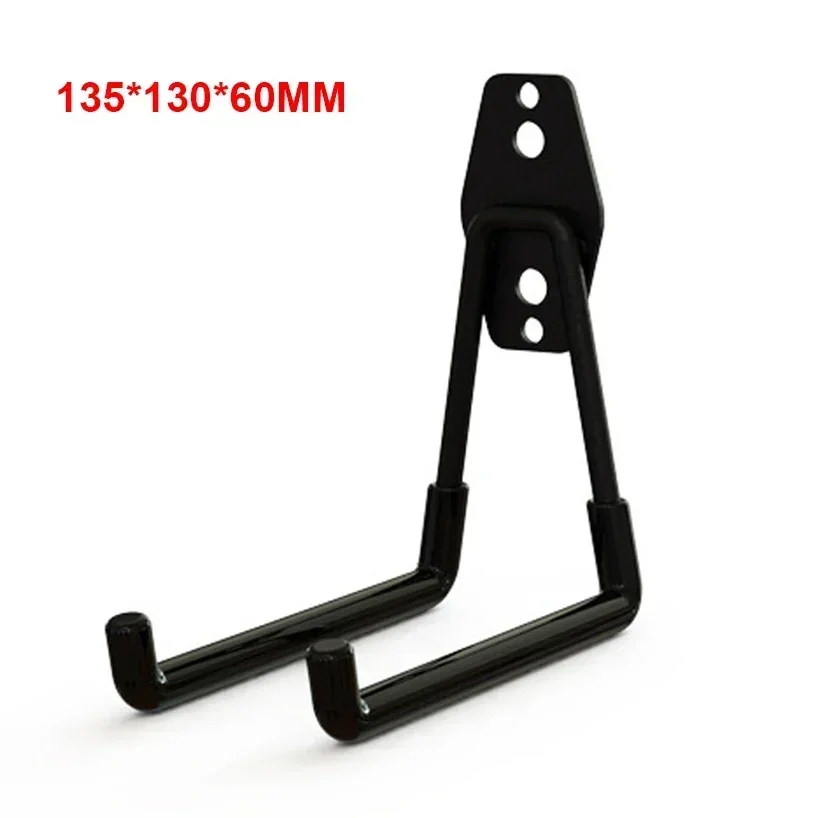 Ganchos para colgar bicicletas, gancho de Metal resistente, organizador de garaje, montaje en pared, gancho de almacenamiento antideslizante, escaleras, herramienta de jardín: plum