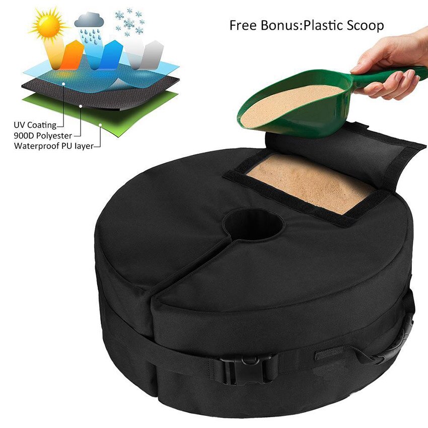Beach SunShade Beach Tent Sandbag Umbrella Base Patio Weight Bag Sunshade Gravity Base Bag for Sun Shelter Windproof