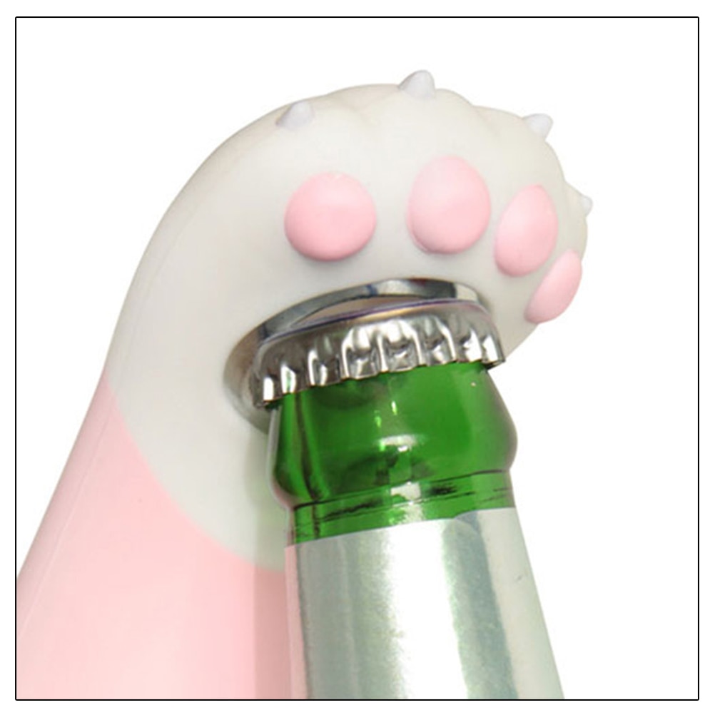Draagbare Creatieve Kat Poot Vormige Flesopener Glas Bier Flesopener Keuken Gadget Gereedschap Beer Bar Tool Klauw Voor Keuken