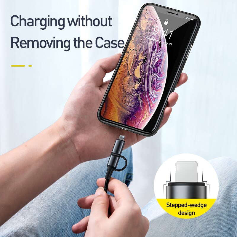 Baseus 2w1 60W rodzaj-c kabel USB szybkie ładowanie wsparcie ładowarka robić notebooka USB kabel robić transmisji danych transmisja drutu kabel USB robić szybkiego ładowania