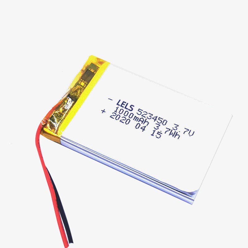 523450 3,7 V 1000mAh Lithium-Polymer-batterie Lithium-batterie für smartphone DVD MP3 MP4 LED licht kamera batterie