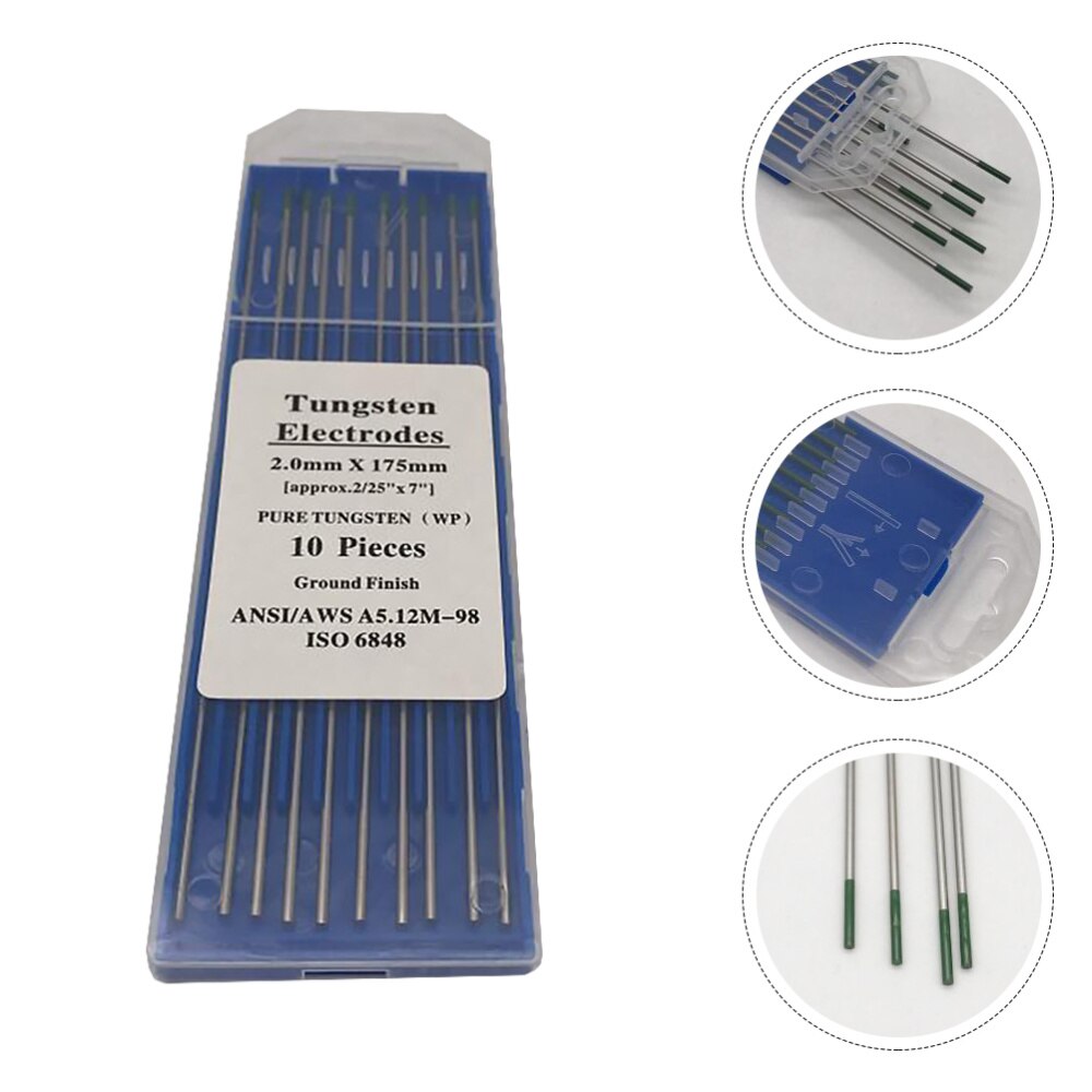 1 Pack WP Durable Ground Finish Welding Electrode Tungsten Electrode Rods for TIG: Silver 5