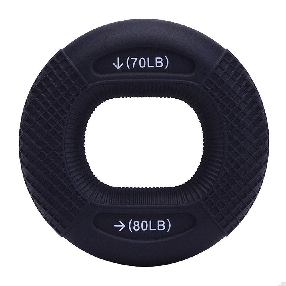 Silicone Adjustable Hand Grip 20-80LB Gripping Ring Finger Forearm Trainer Carpal Expander Muscle Workout Exercise Gym Fitness: 01