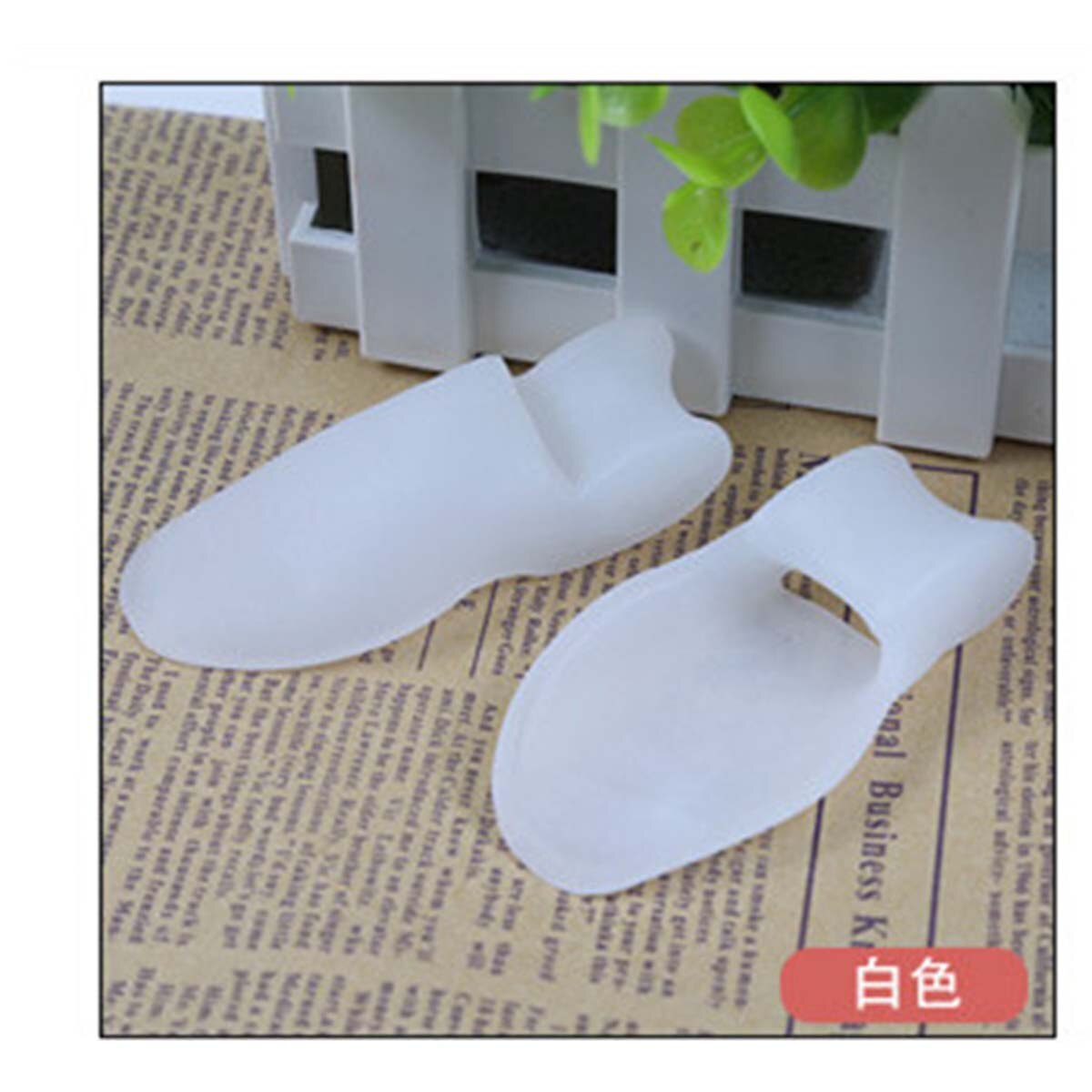 1Pair Silicone Gel Toe Separators Straightener Bunion Protector Cushion Pad Pain Relief Stretchers Health Care Products