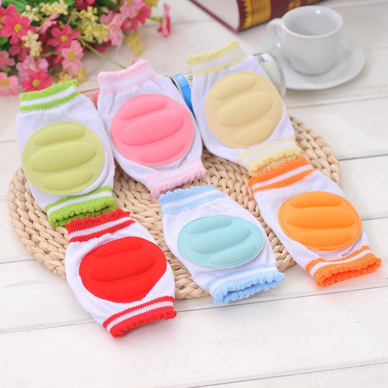 1 par søde baby knæbeskyttere knæbeskytter baby knæbeskyttere børn pige dreng spædbørn småbørn albue kravler