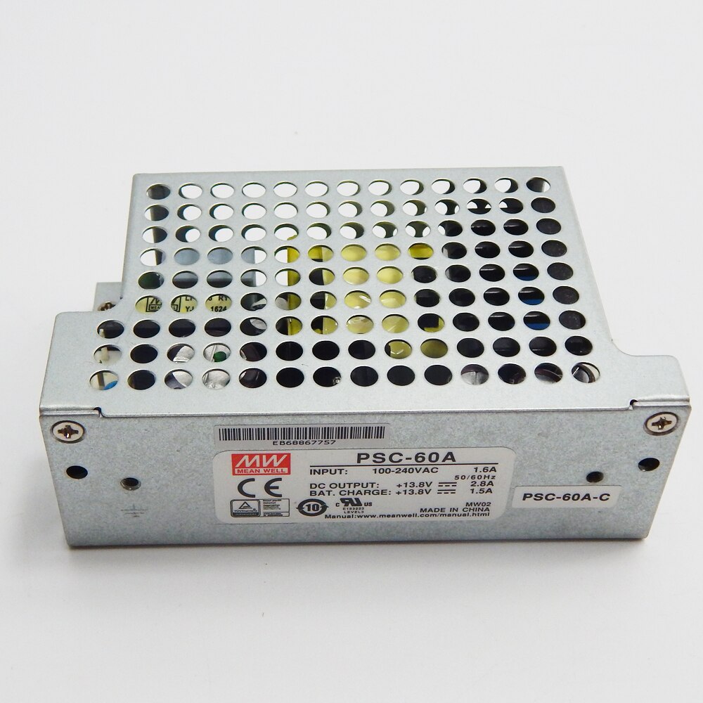 MEAN WELL PSC-60A-C 60W Switching Power Supply 13.8V 13.8V DC 2.8A 1.5A enclosed type with Battery Charger(UPS function)