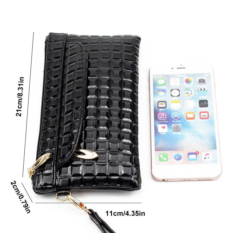 Monedero para mujer con de cocodrilo largo, tarjetero femenino con cremalleras dobles, Cartera de gran capacidad,