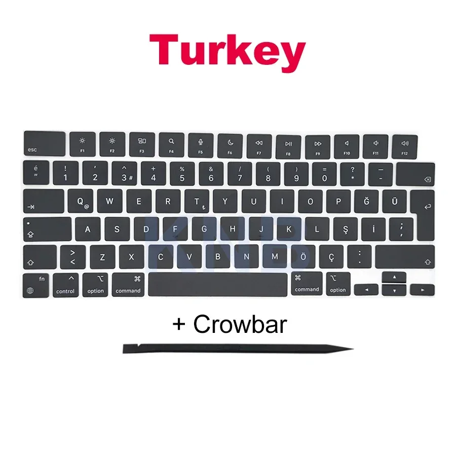 Laptop Keyboard Keys Key Cap Black color For MacBook Air M2 M3 13.6" 15" A2681 A2941 A3113 A3114 Keycap Year: pink
