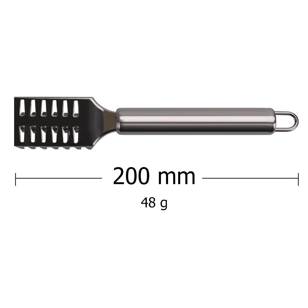 Stainless Steel Fish Skin Brush Remove Scale Scraper Fish Skin Peeler Tools Remover Shaver Brush Kitchen Cooking Gadget: J