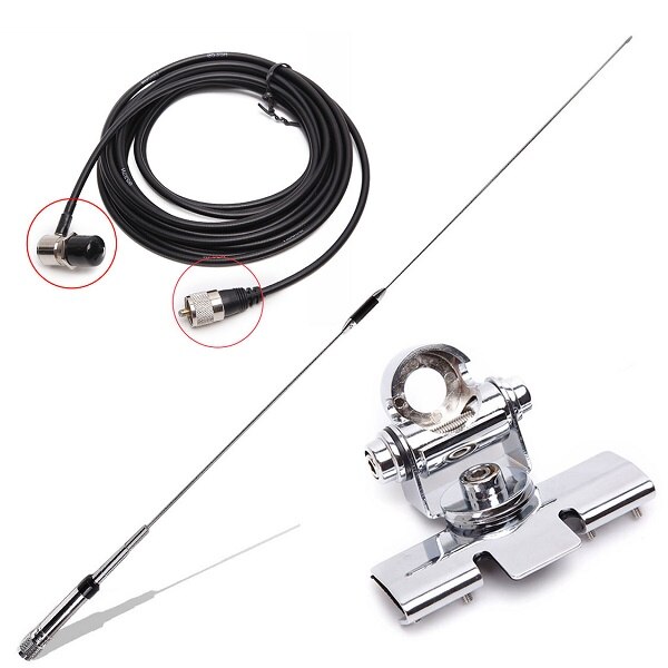 Mobile Antenna Kit Nagoya NL-770R UHF VHF dual band clip mount coxial cable for car radio QYT kt-980plus kt-8900 kt-8900d bj-218: as picture3