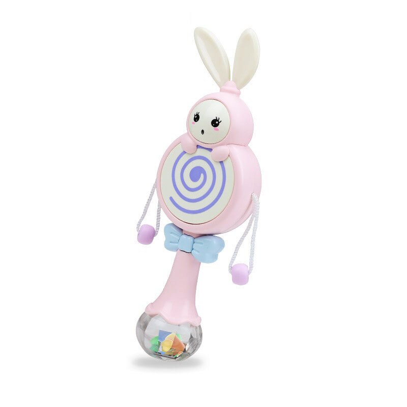 Baby Spielzeug Spaß Wenig Laut Glocke Baby Ball Rasseln Spielzeug Entwickeln Baby Intelligenz Greifen Spielzeug HandBell Rassel Spielzeug Für Baby/Infant: Rattle Pink