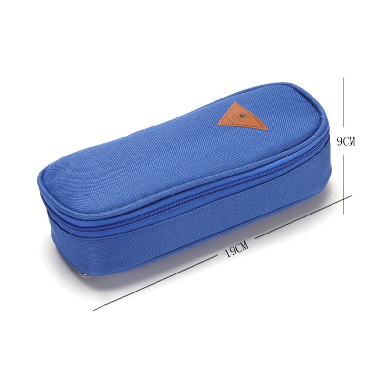 High Canvas Fabric Multifunctional Pencil Box Large Capacity Pencil Case Portable Pen Holder Kid Stationery Box