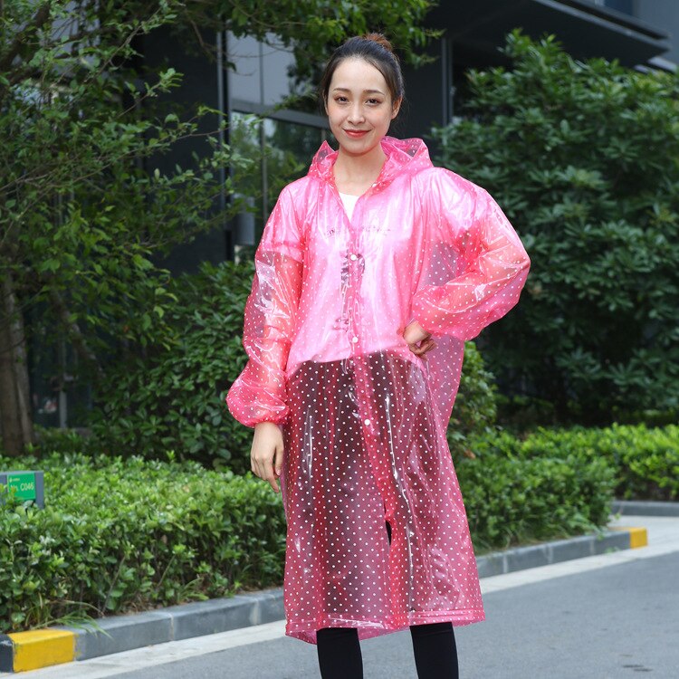 Meisjes Mode Een Stuk Regenjas Non Wegwerp Verdikking Outdoor Regenjas Een Stuk Poncho Pvc Regenjas: style 1