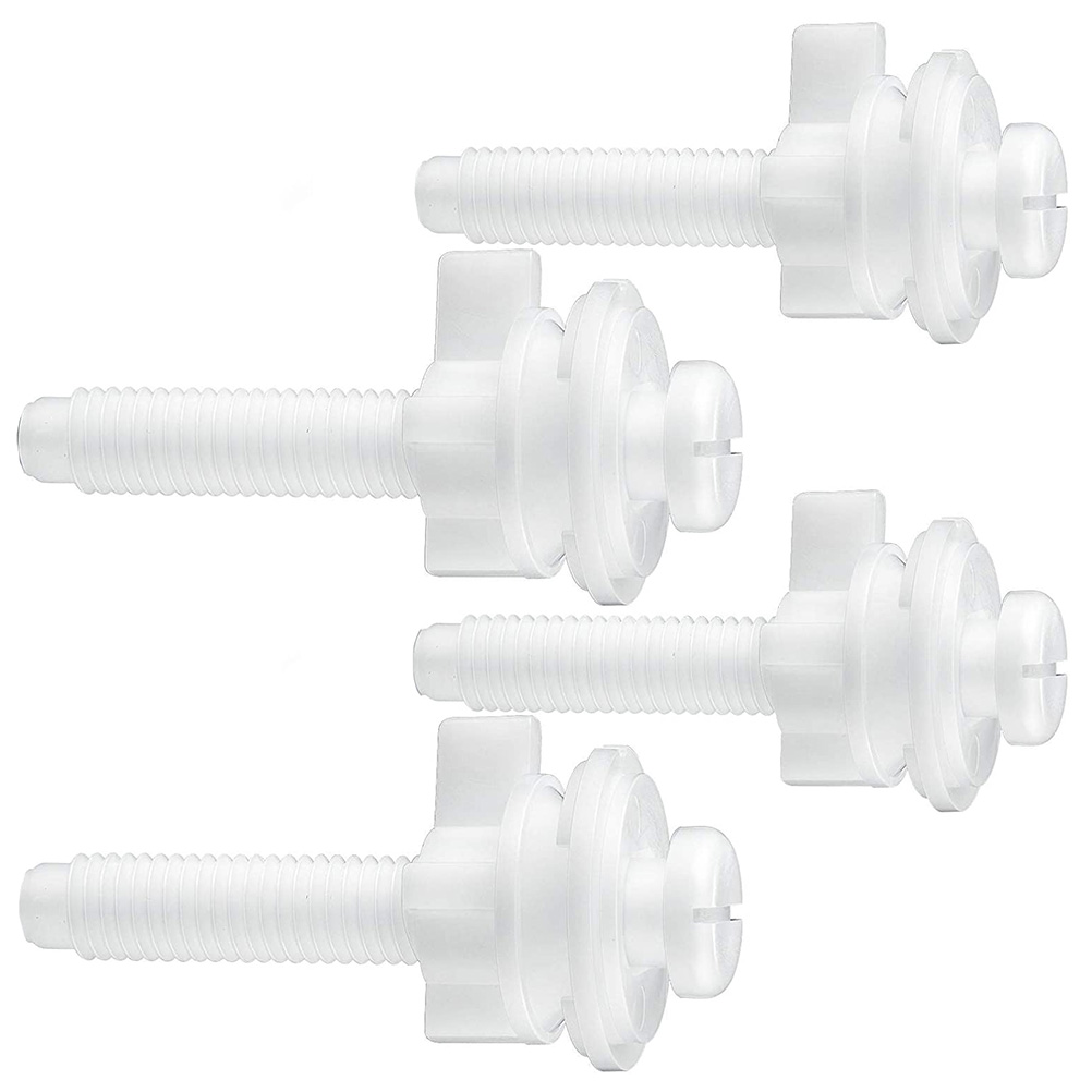 4pcs Toilet Screw Accessories Toilet Seat Lid Screw Fixators Toilet Accessories